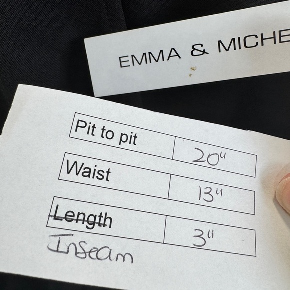 Emma & Michele V-Neck Short Romper Black - Picture 13 of 13